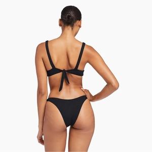 Vitamin A Swimwear California High Leg Black Ecolux Medium 8